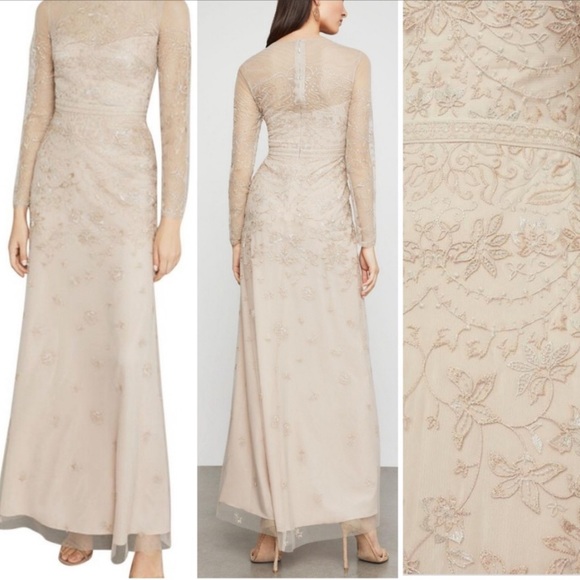 BCBGMAXAZRIA Bare Pink maxi dress, size 6,new - Picture 6 of 6